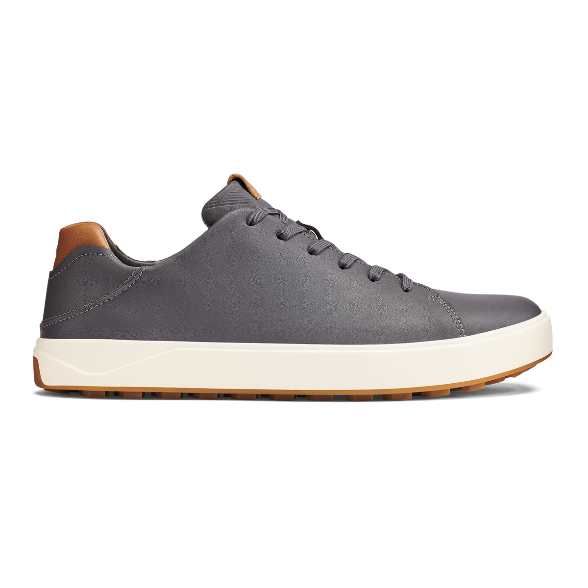 Wai‘alae Men’s Waterproof Leather Golf Shoes - Stone | OluKai Men