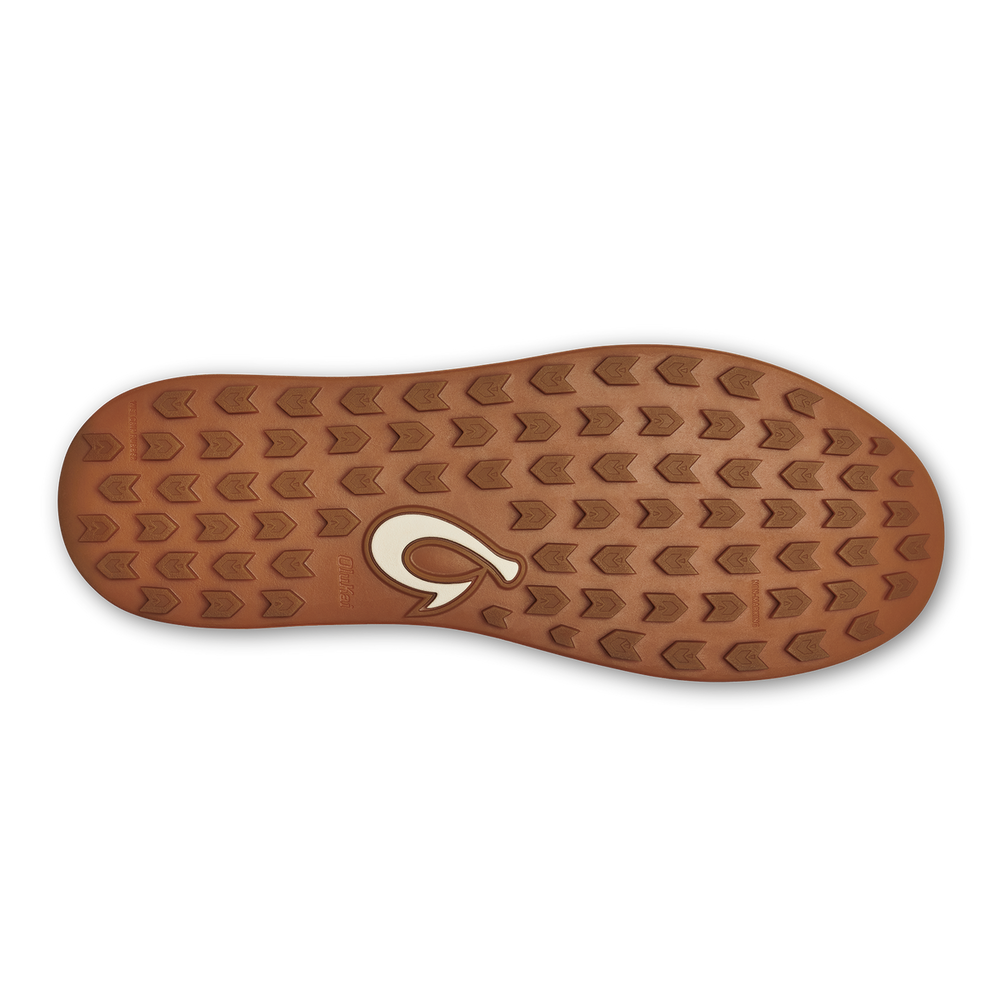 Wai‘alae Men’s Waterproof Leather Golf Shoes - Stone | OluKai Men