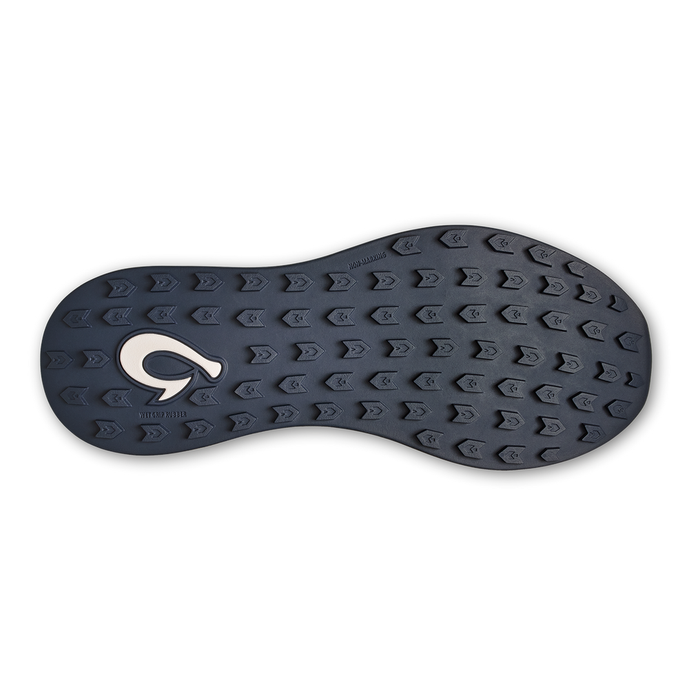 Manele Men’s Breathable Golf Shoes - Bright White / Mood Indigo | OluKai Men