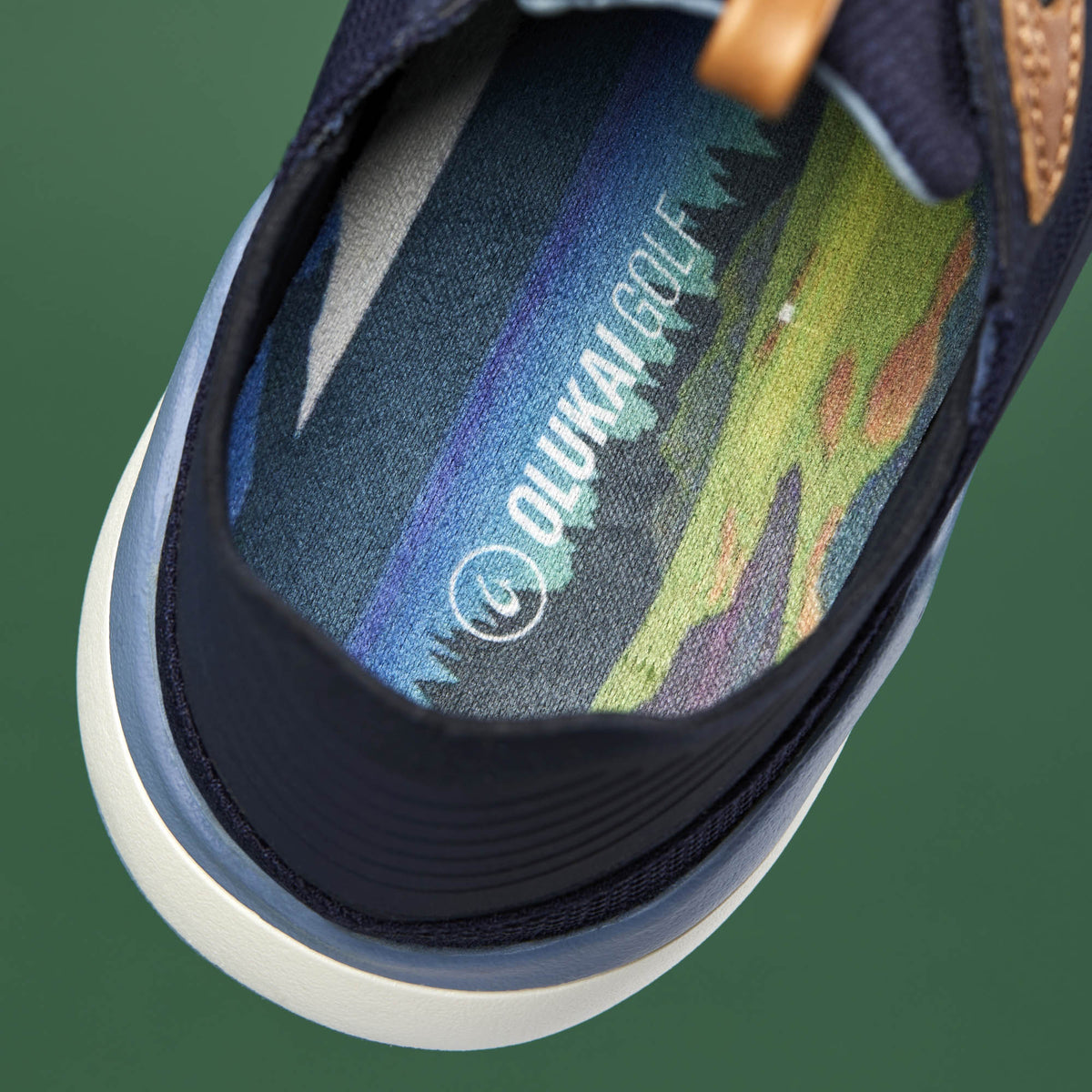 OluKai Kā‘anapali Men’s Golf Shoe - Trench Blue / Sea Ice | OluKai Men