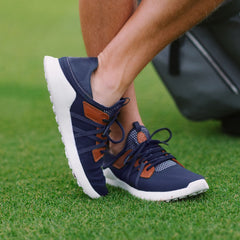 Manele Men’s Breathable Golf Shoes - Trench Blue | OluKai Men