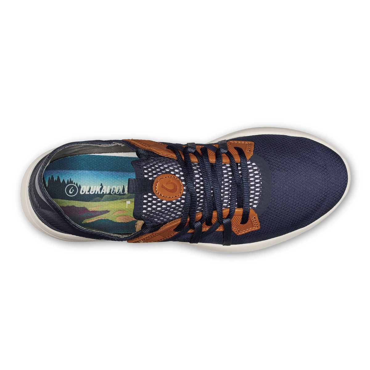 Manele Men’s Breathable Golf Shoes - Trench Blue | OluKai Men