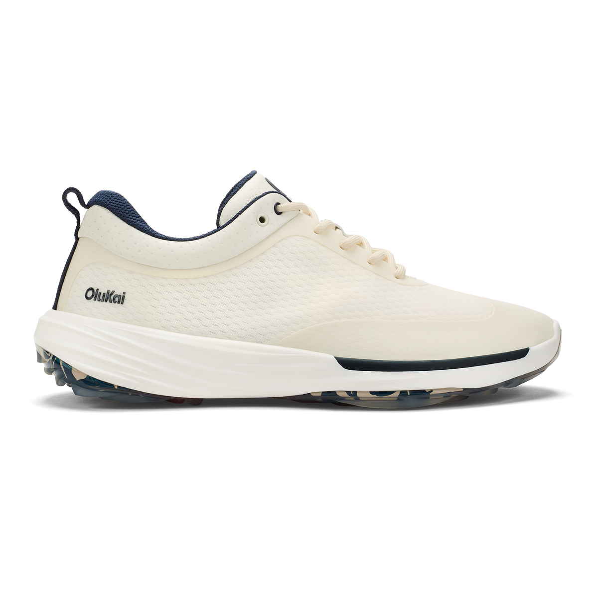 Mākena Men’s Waterproof Golf Shoes - White Sand | OluKai Men