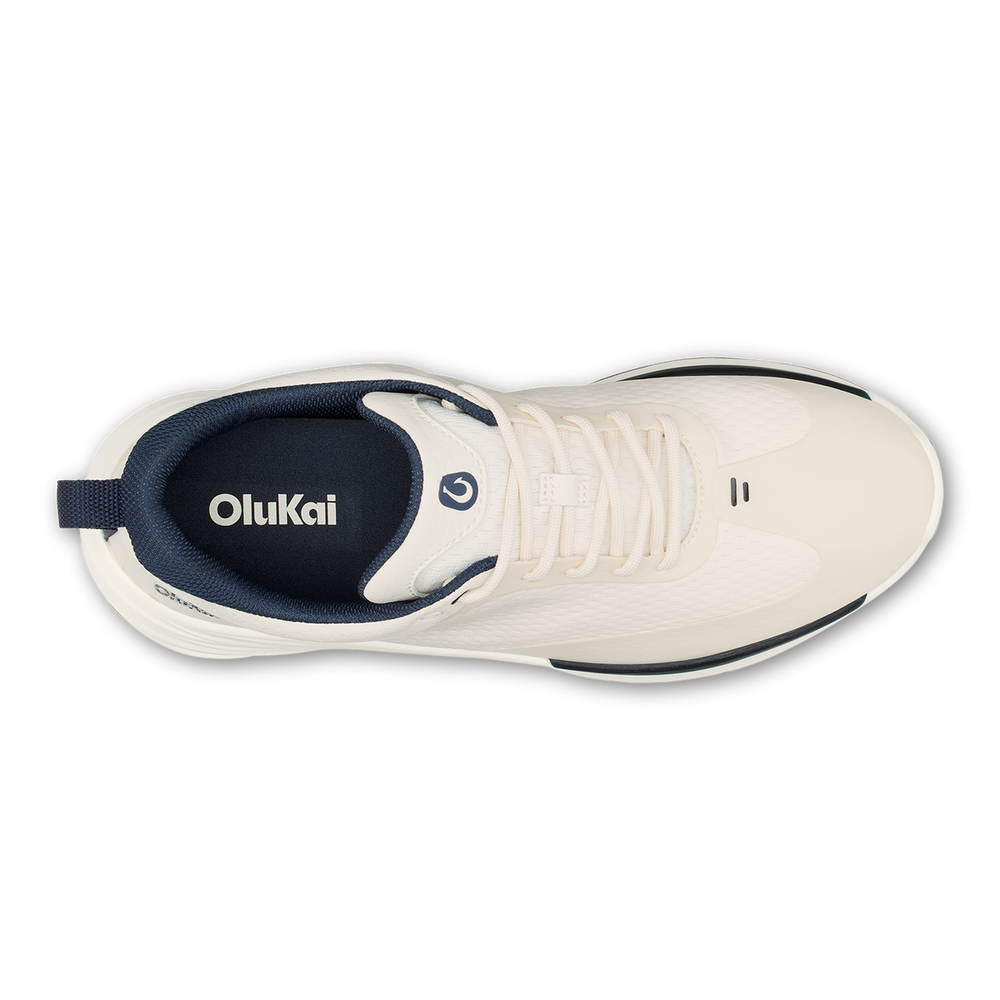 Mākena Men’s Waterproof Golf Shoes - White Sand | OluKai Men