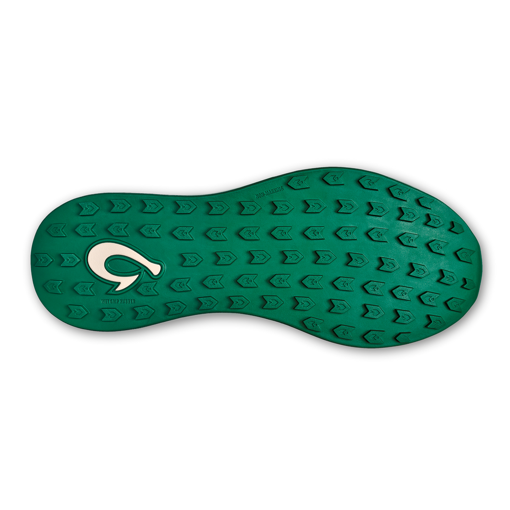 Manele Men’s Breathable Golf Shoes - White / Bamboo | OluKai Men