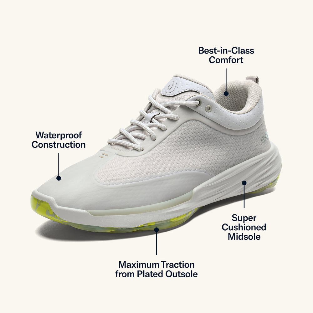 Mākena Men’s Waterproof Golf Shoes - Sterling | OluKai Men