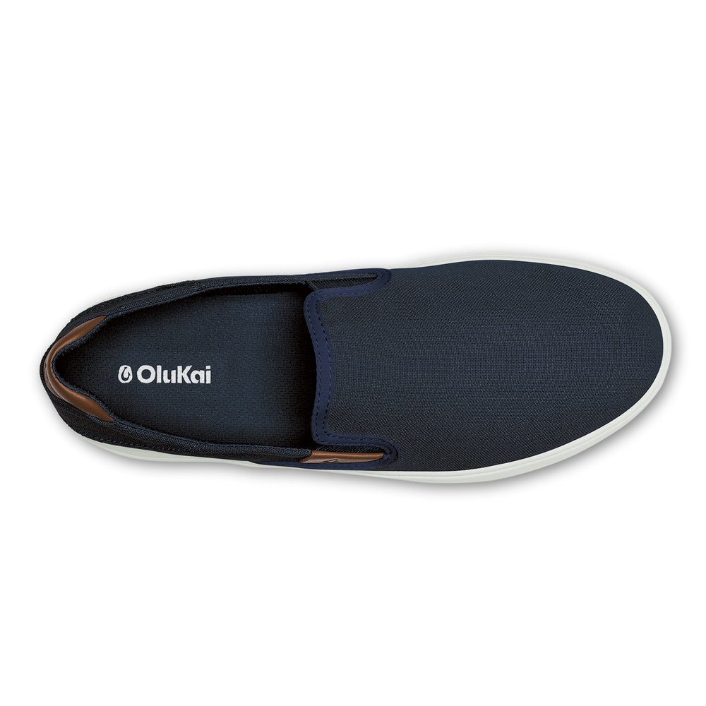 Wai‘alae Slip On Men’s Golf Shoes - Trench Blue | OluKai Men