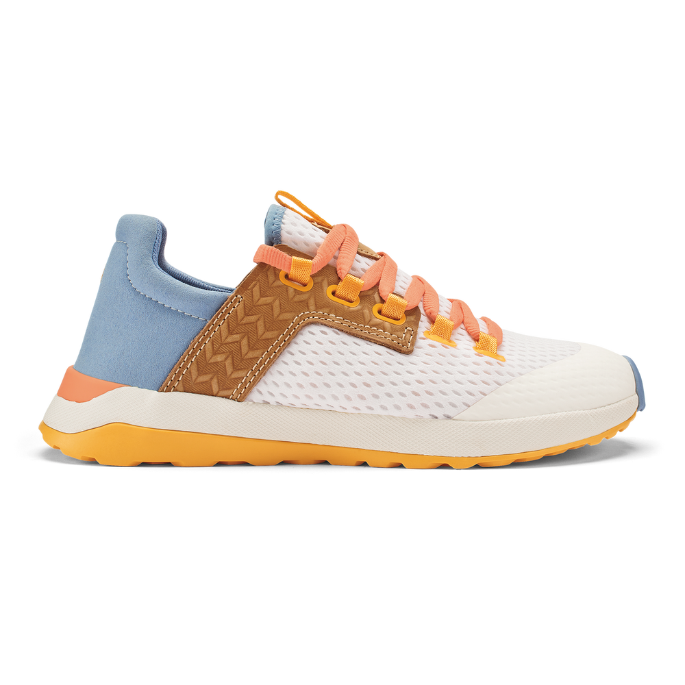 Wailuku Women’s Athletic Shoes - Bright White / Sea Ice | OluKai Women