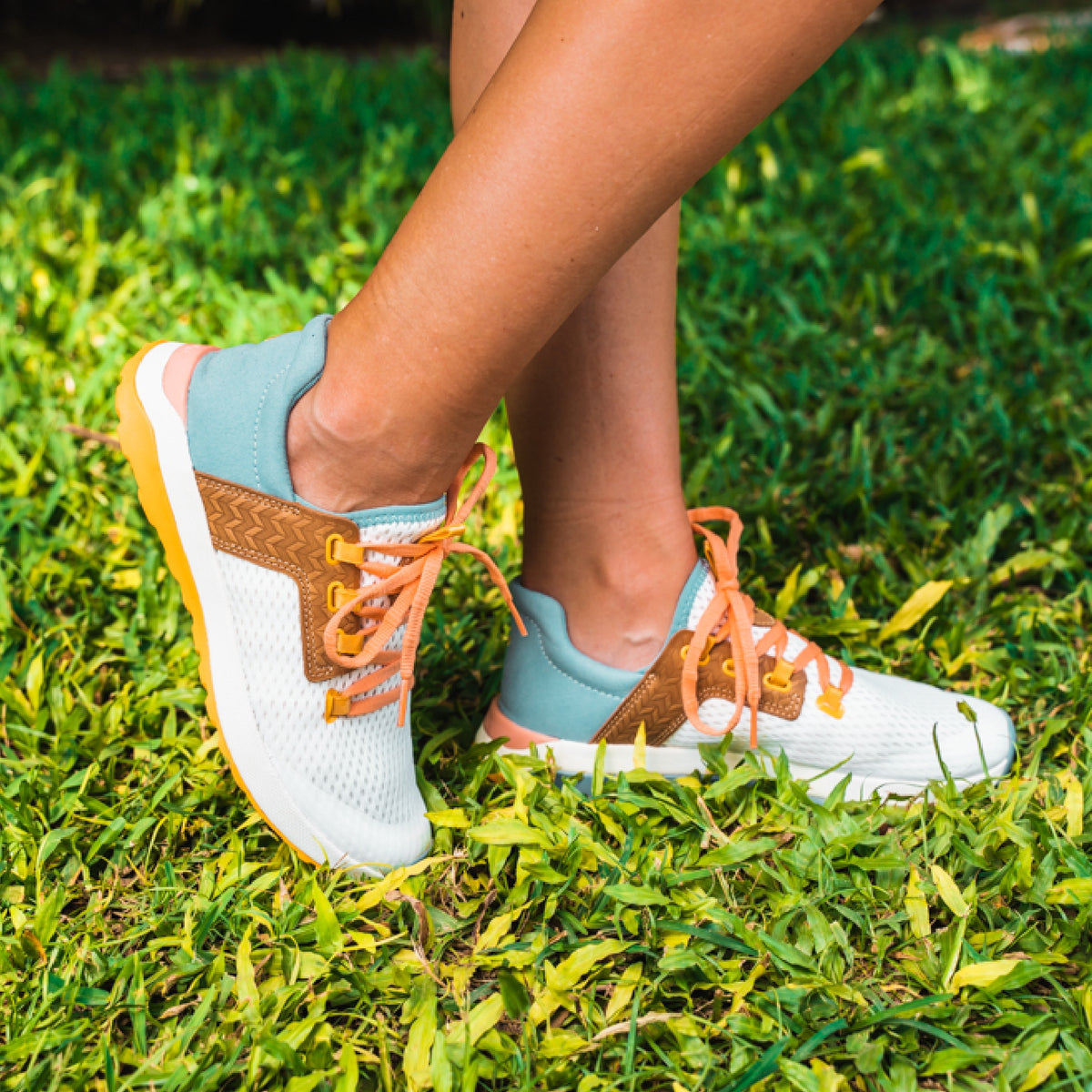 Wailuku Women’s Athletic Shoes - Bright White / Sea Ice | OluKai Women