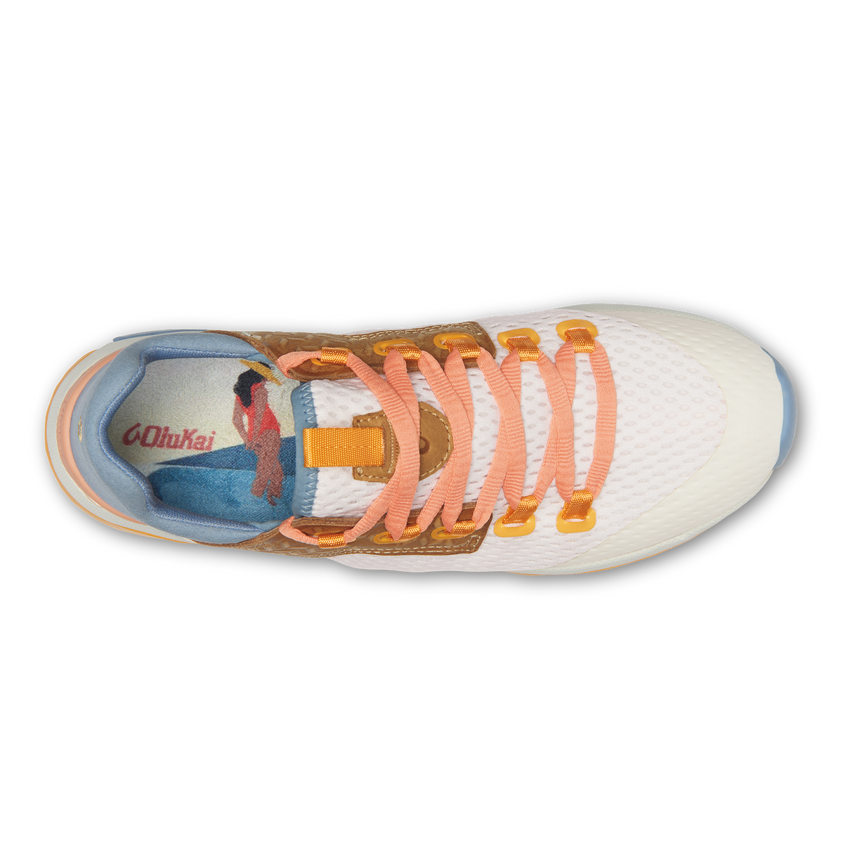 Wailuku Women’s Athletic Shoes - Bright White / Sea Ice | OluKai Women