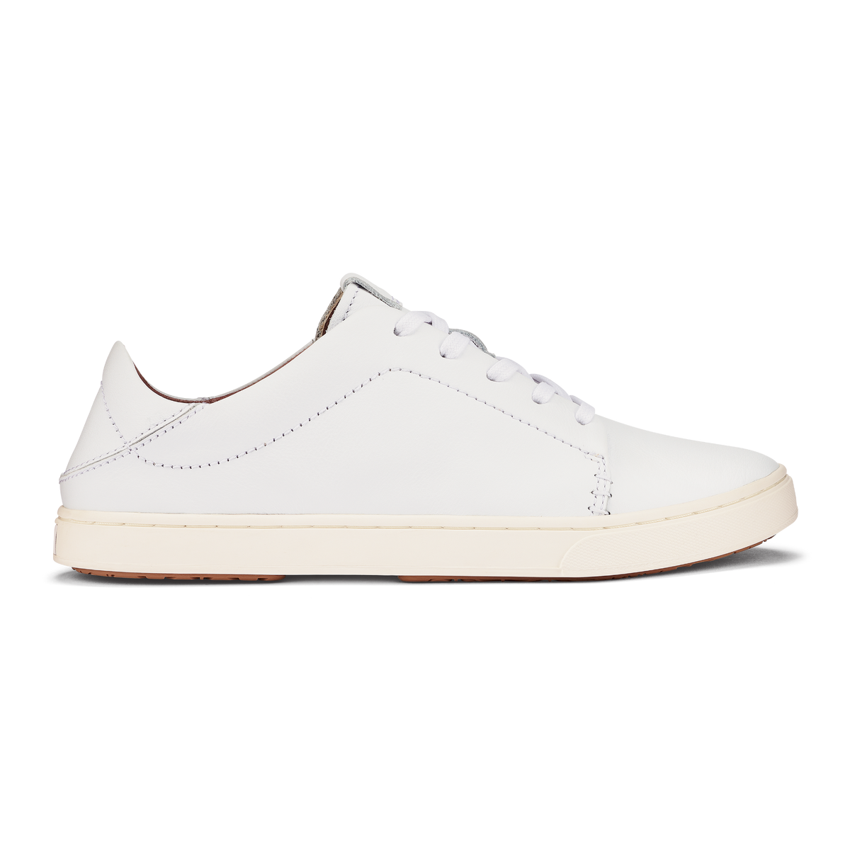 Pehuea Lī ‘Ili Women's Leather Sneakers - White | OluKai Women
