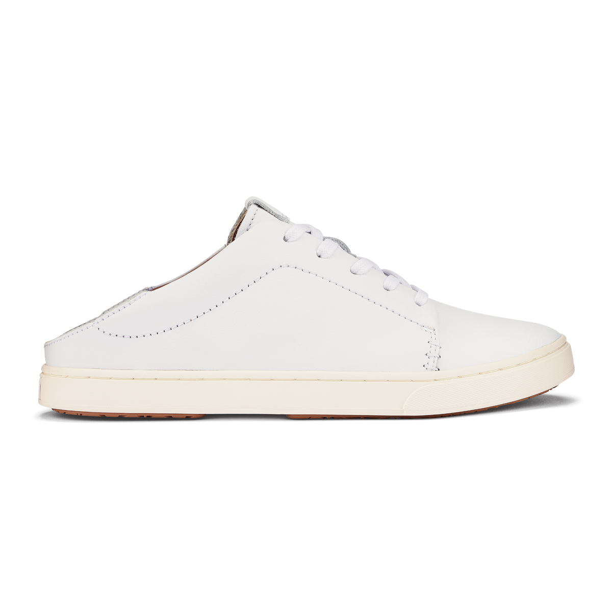 Pehuea Lī ‘Ili Women's Leather Sneakers - White | OluKai Women
