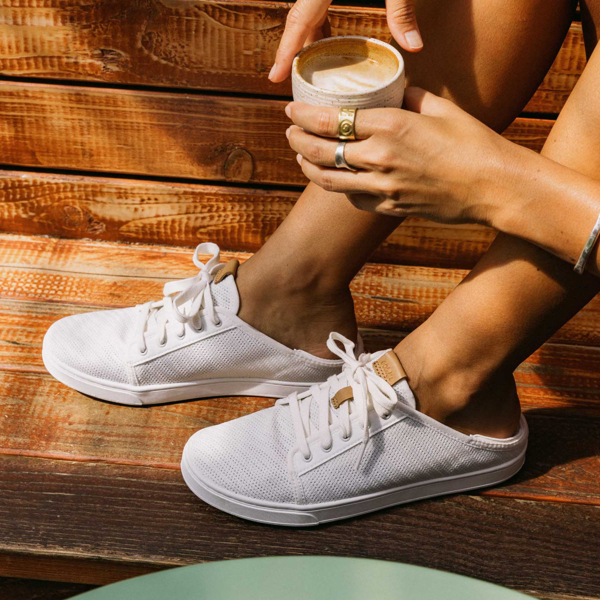 Pehuea Lī Women's Sneakers - White | OluKai Women