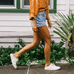 Pehuea Lī Women's Sneakers - White | OluKai Women