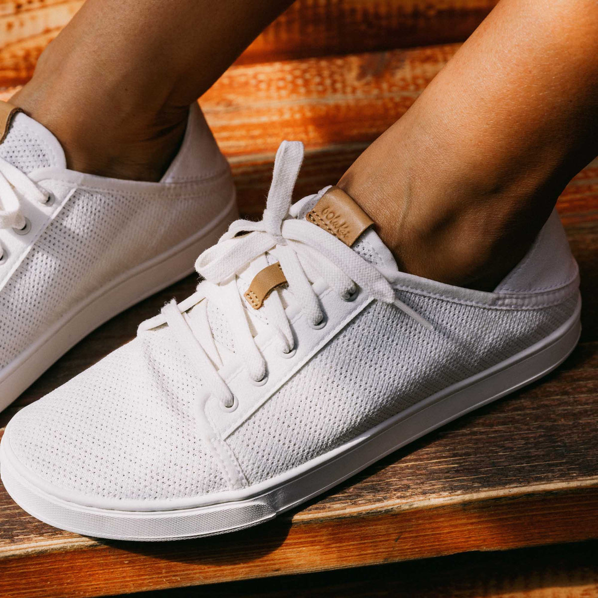 Pehuea Lī Women's Sneakers - White | OluKai Women