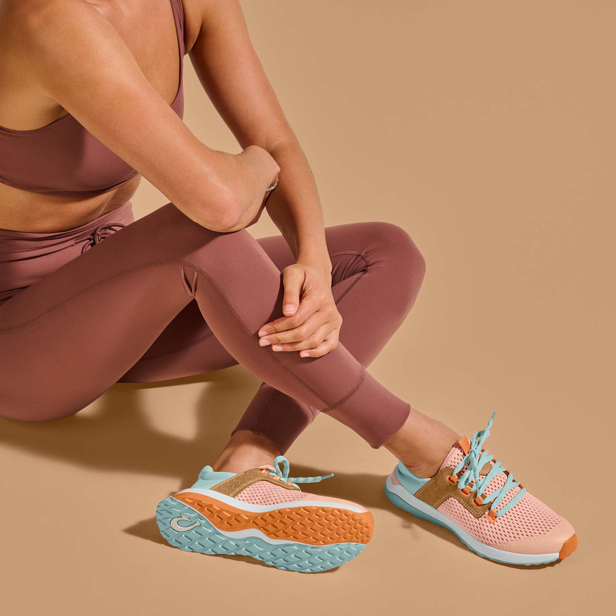 Wailuku Women’s Athletic Shoes - Peach / Swell | OluKai Women