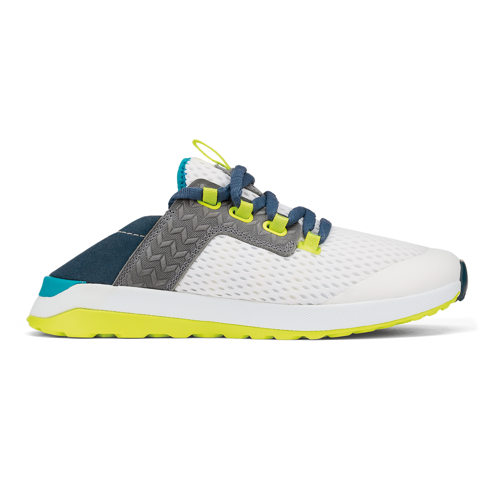 Wailuku Women’s Athletic Shoes - Bright White / Lagoon | OluKai Women