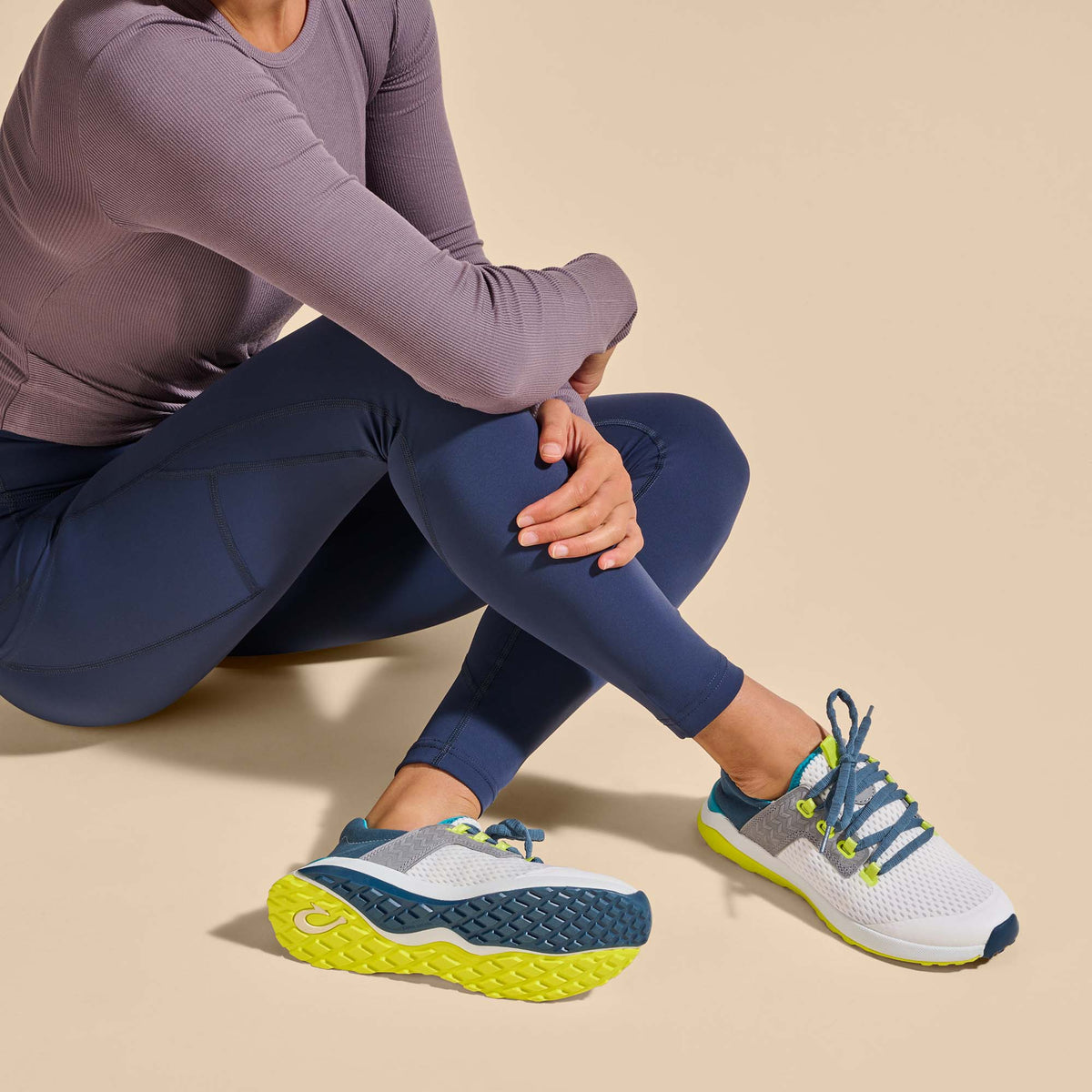Wailuku Women’s Athletic Shoes - Bright White / Lagoon | OluKai Women