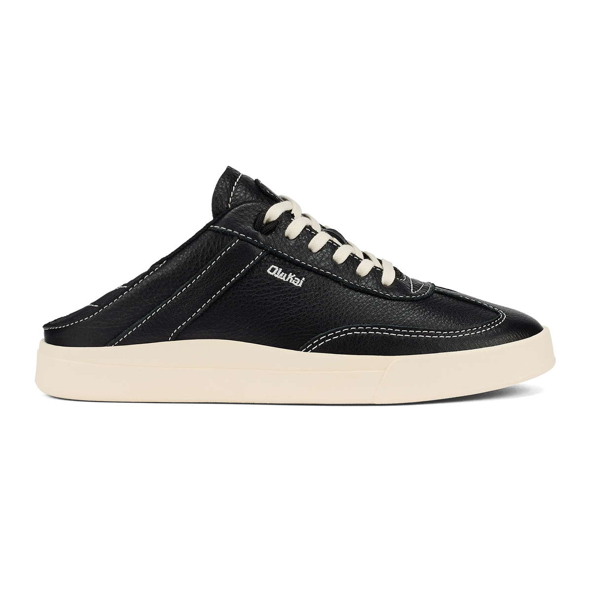Hā‘upu Women’s Leather Sneakers - Onyx | OluKai Women