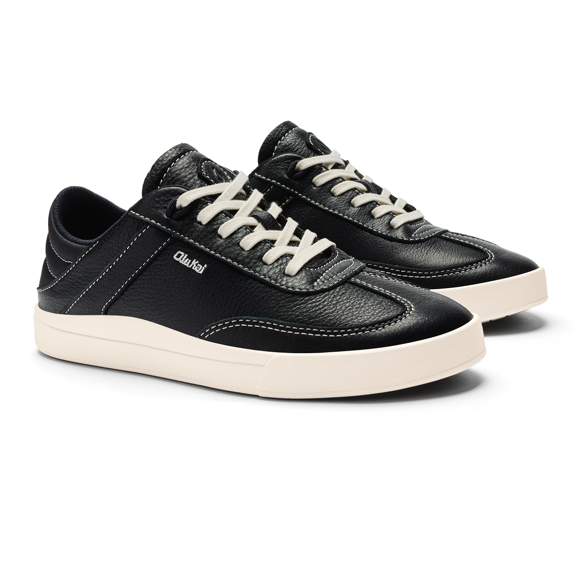 Hā‘upu Women’s Leather Sneakers - Onyx | OluKai Women