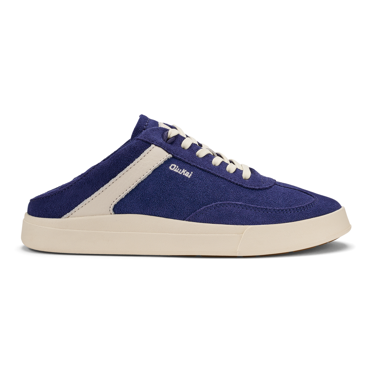 Hā‘upu Women’s Leather Sneakers - Navy / Off White | OluKai Women