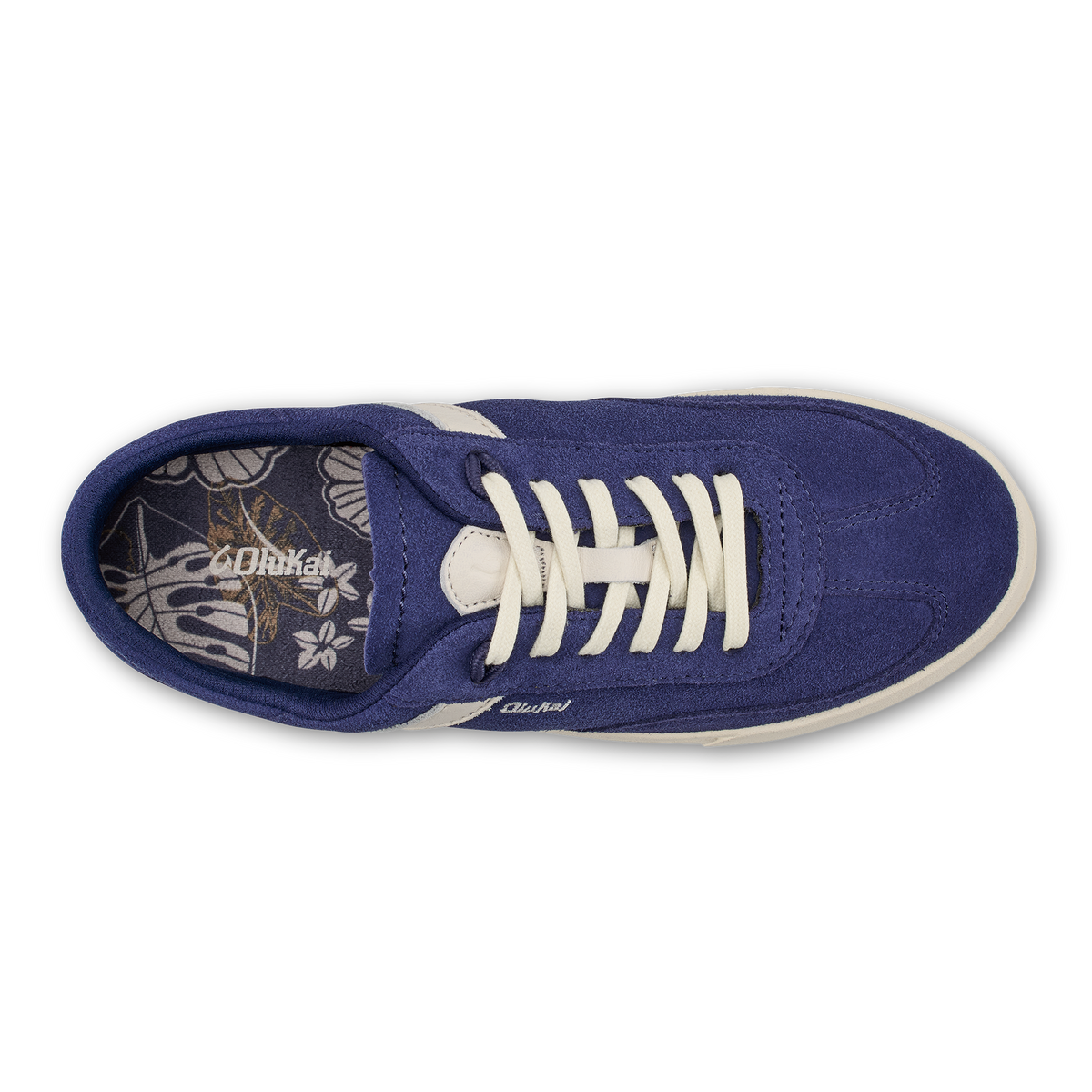 Hā‘upu Women’s Leather Sneakers - Navy / Off White | OluKai Women