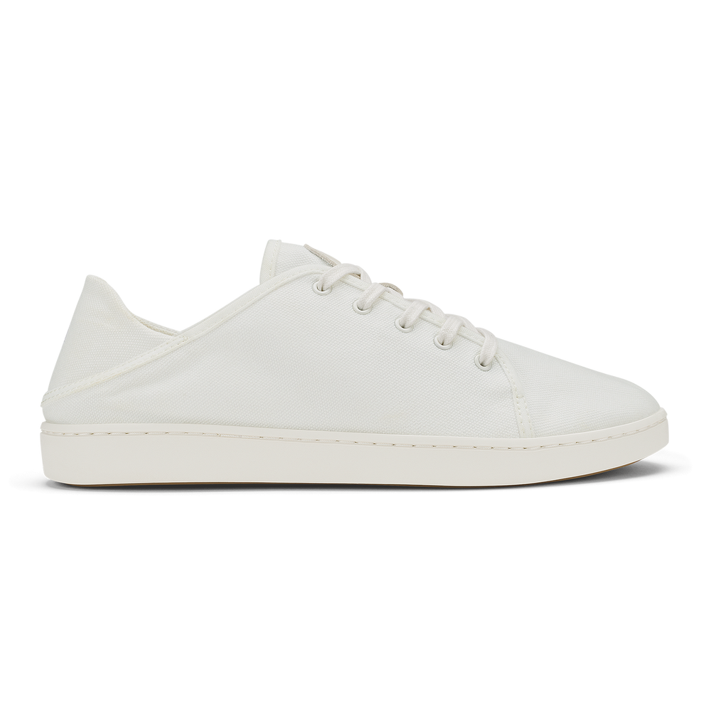 OluKai Pehuea Lī Canvas Women's Sneakers - Bright White | OluKai Women