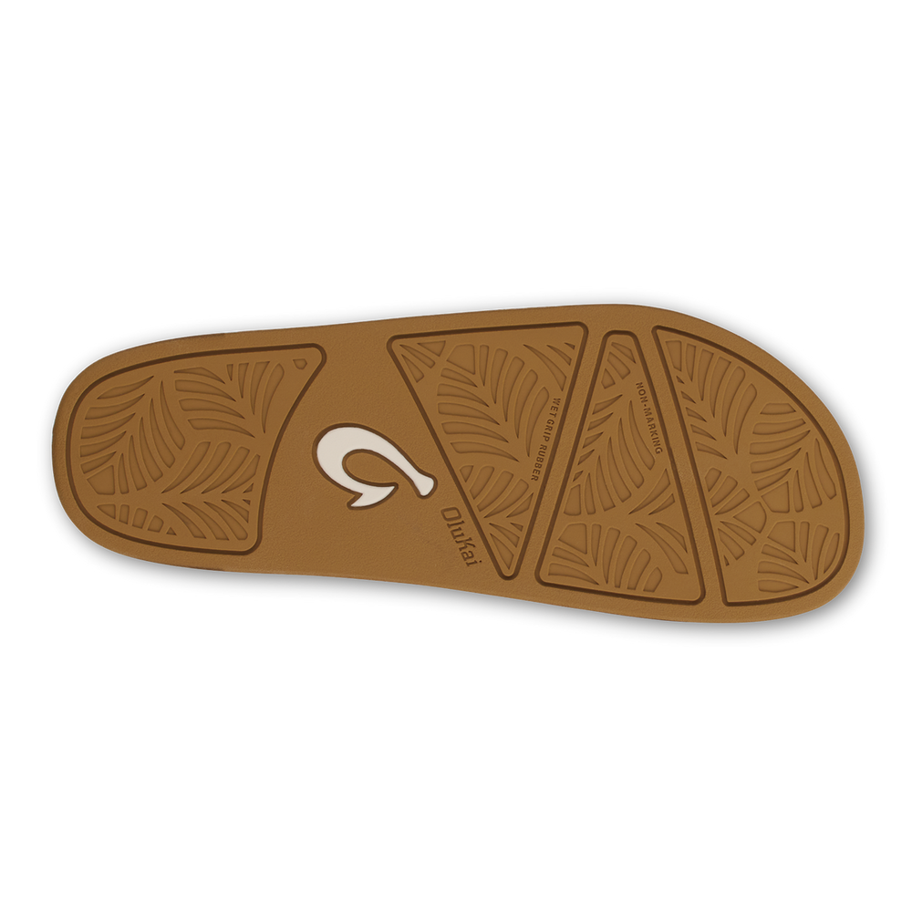 Kīpe'a Heu Women‘s Flip Flop Slippers - Tan | OluKai Women