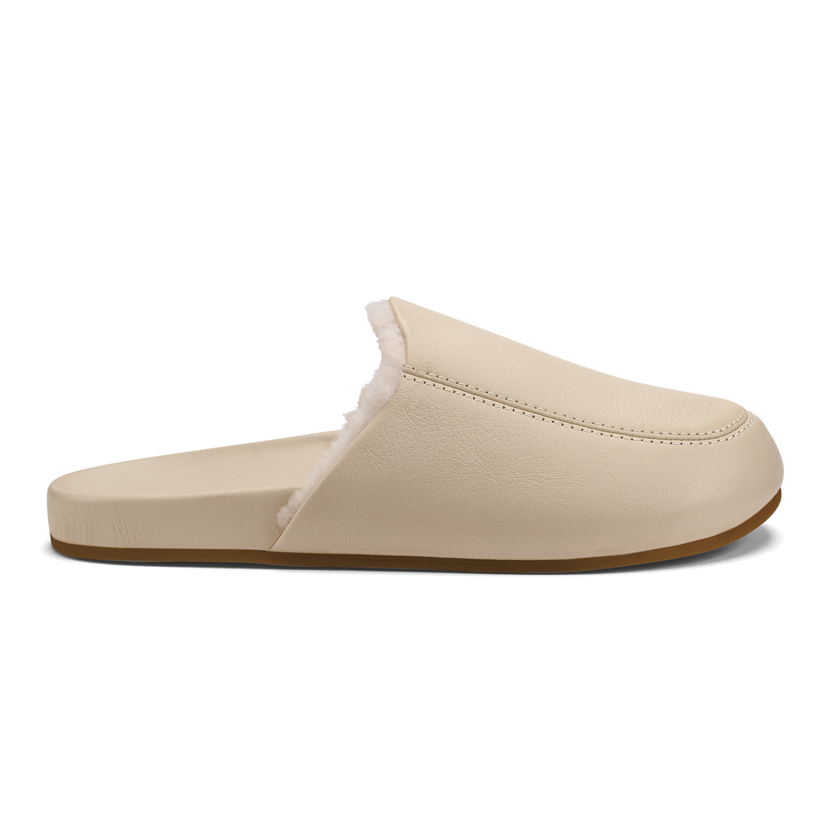 Kōnea Women’s Leather Slipper Mules - Bone | OluKai Women
