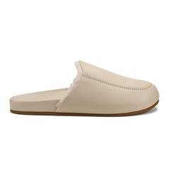 Kōnea Women’s Leather Slipper Mules - Bone | OluKai Women