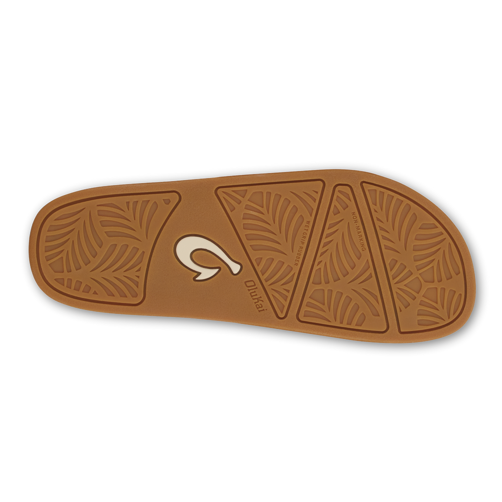 Hō‘ala Slide Women’s Slide Slipper Sandals - Tan / Puka | OluKai Women
