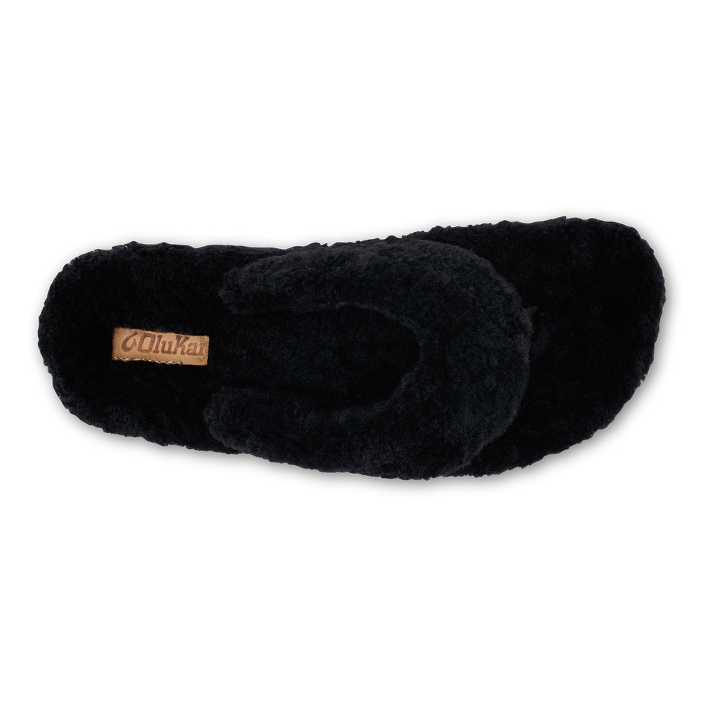 Kīpe'a Heu Women‘s Flip Flop Slippers - Black | OluKai Women