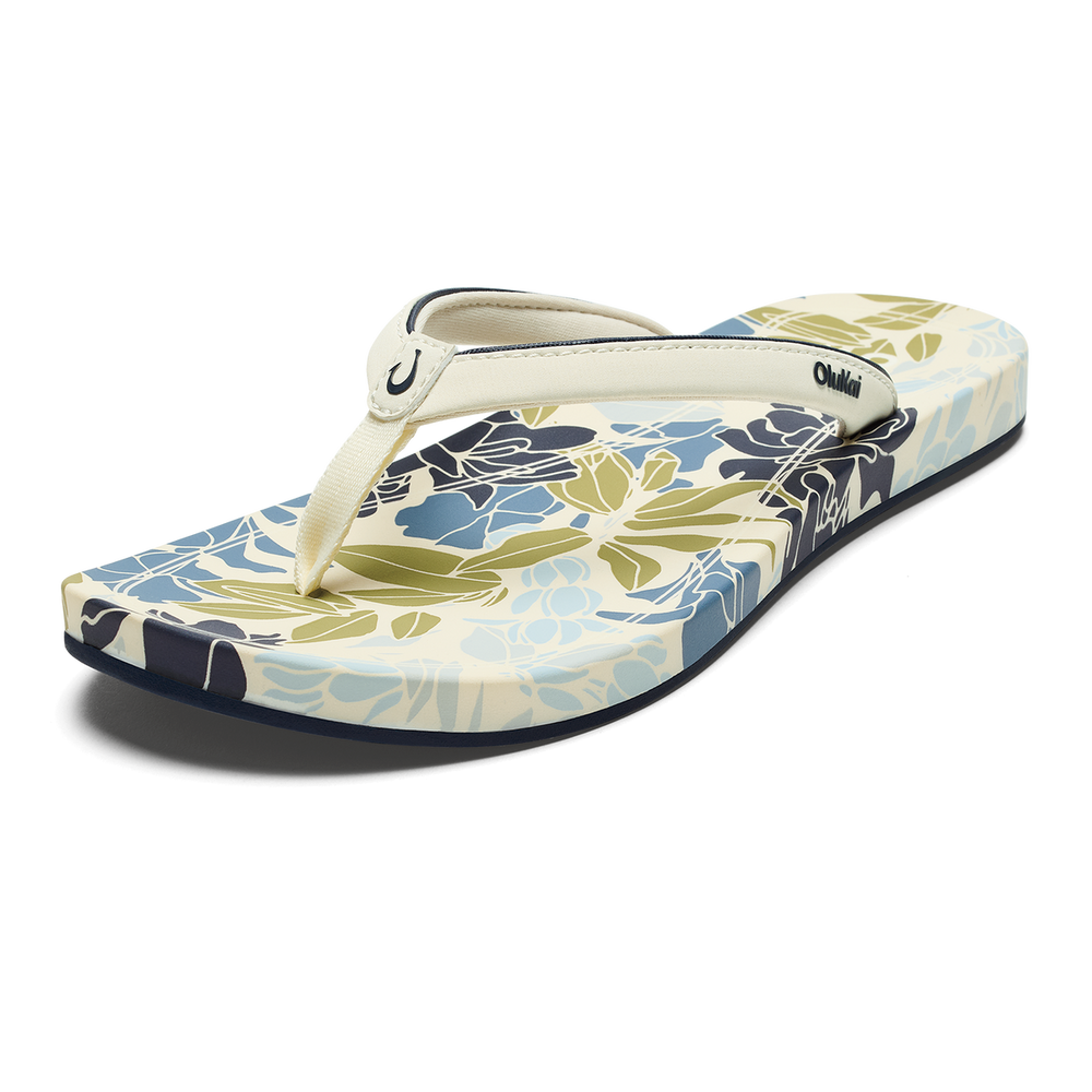 ‘Uiki Women’s Everyday Beach Sandals - Mood Indigo / Pa‘i | OluKai Women