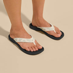 ‘Ohana Women's Beach Sandals - Bright White / Hua | OluKai Women