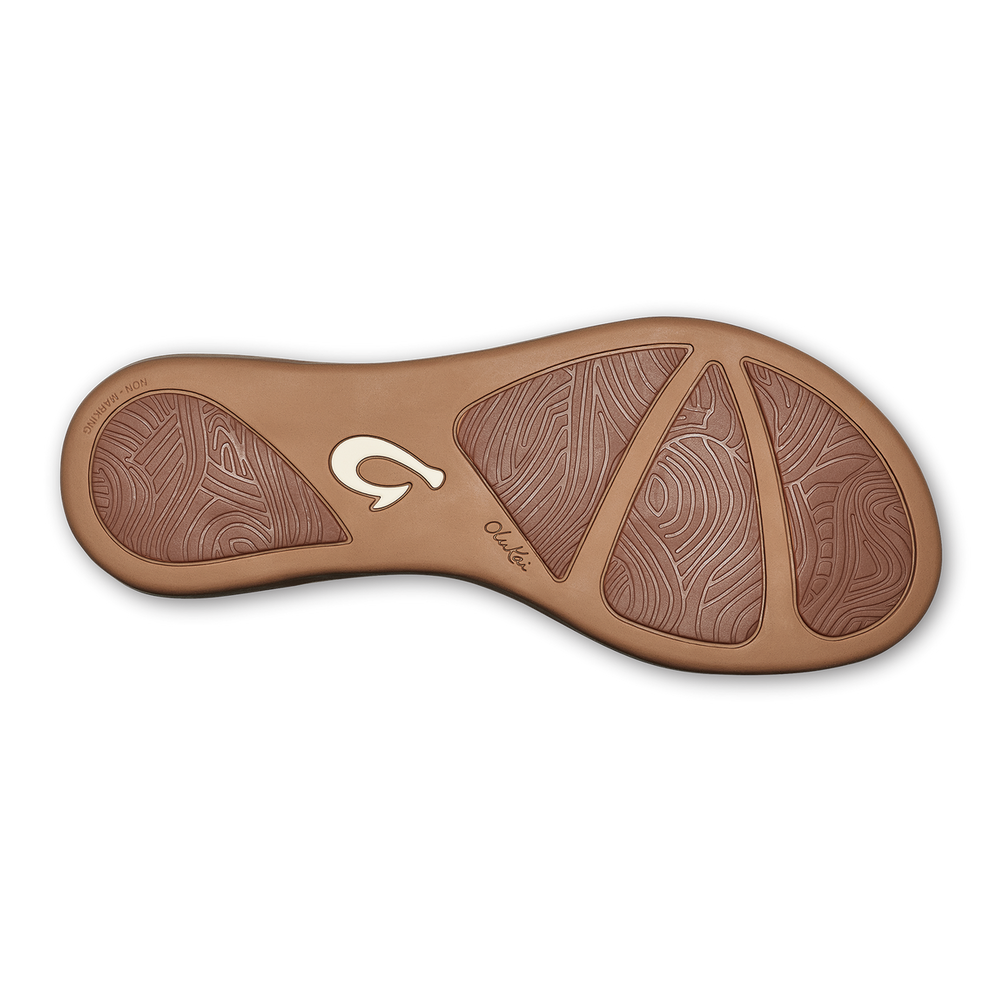 Honu Women’s Leather Beach Sandals - Tan | OluKai Women