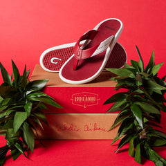 Ulele - Off White / Deep Red | OluKai Women