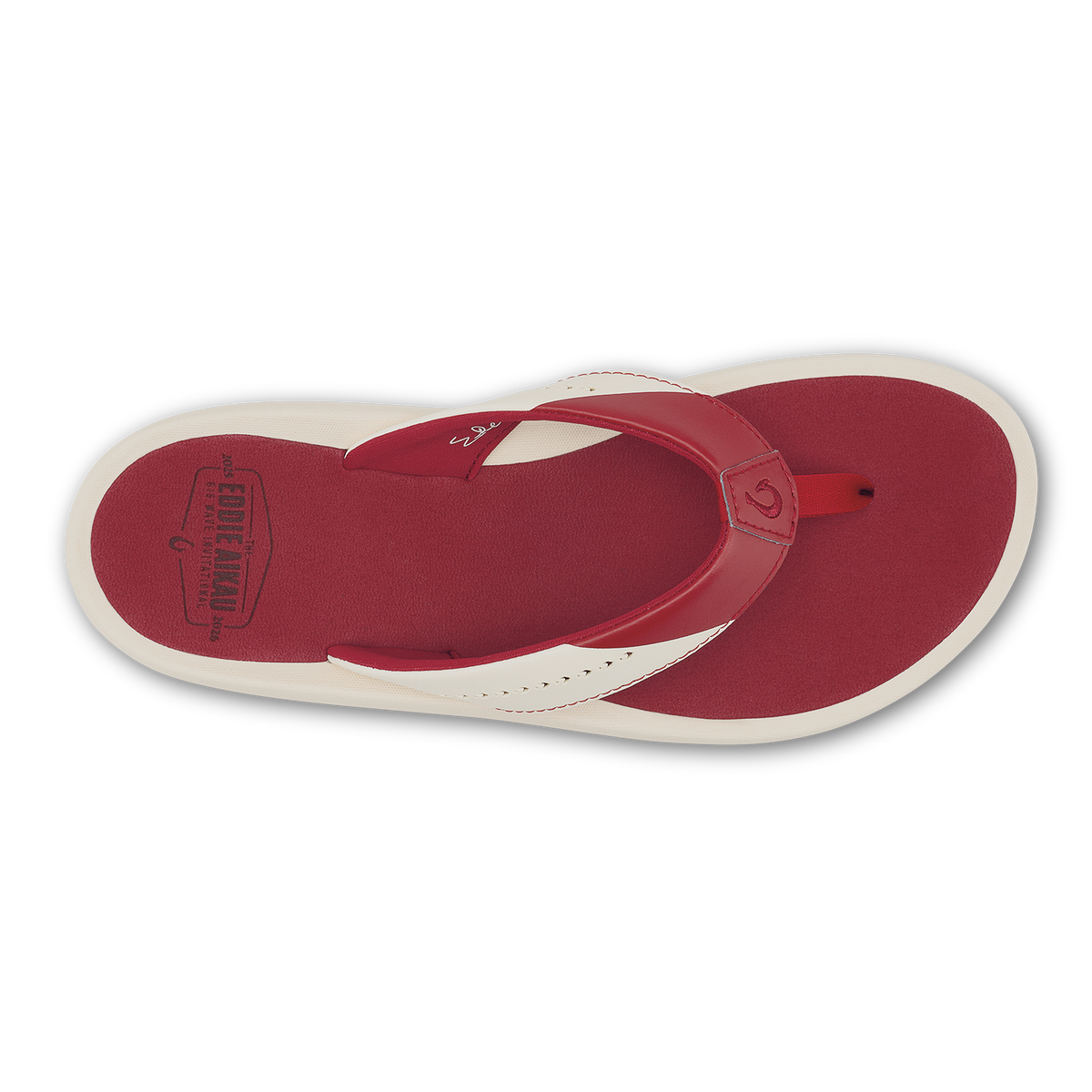 Ulele - Off White / Deep Red | OluKai Women