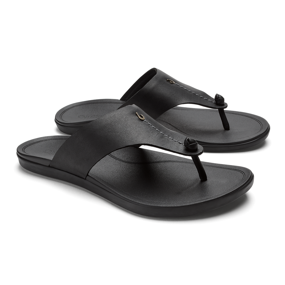 Hoʻopio Mele - Black / Black | OluKai Women