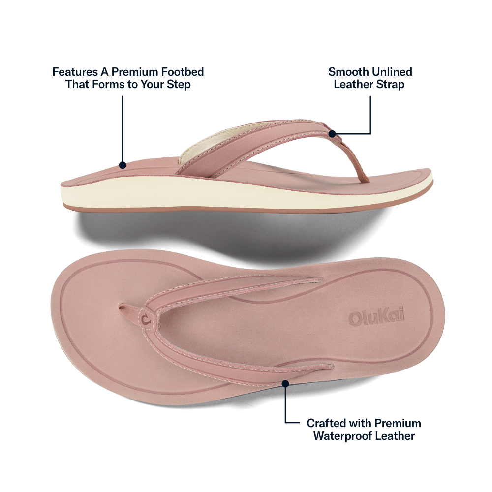 Southshore Women’s Waterproof Leather Sandals - Soft Pink | OluKai Women