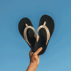 OluKai ‘Ohana - Bubbly / Black | Women's Beach Sandals | OluKai Women