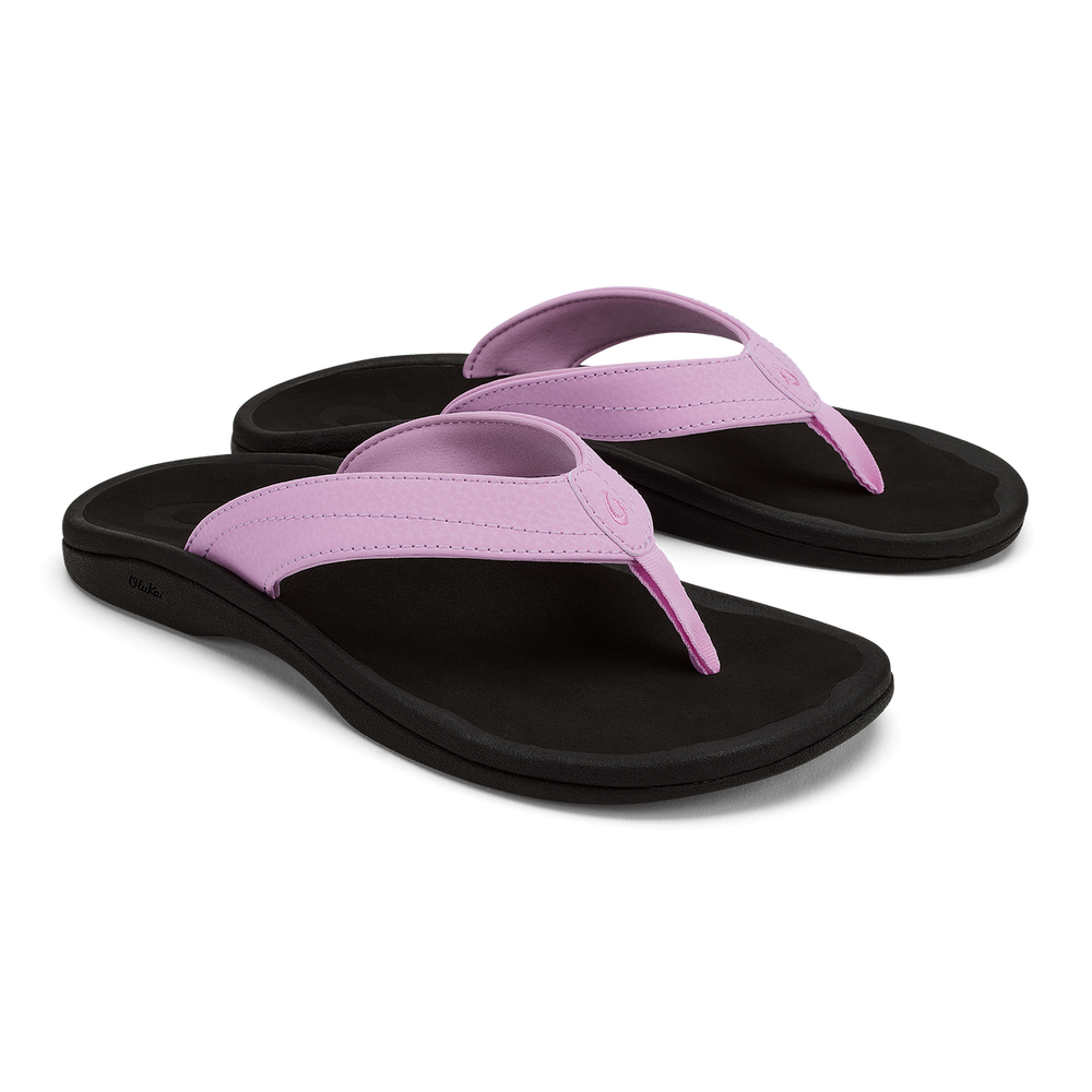 ‘Ohana Women's Beach Sandals - Paradise Pink / Lava Rock | OluKai Women