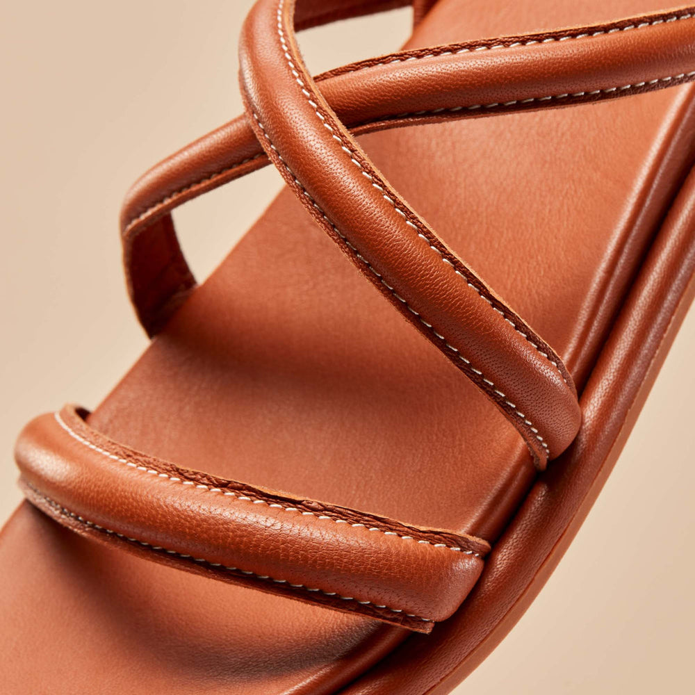 Tiare Strappy Women’s Leather Sandals - Fox | OluKai Women