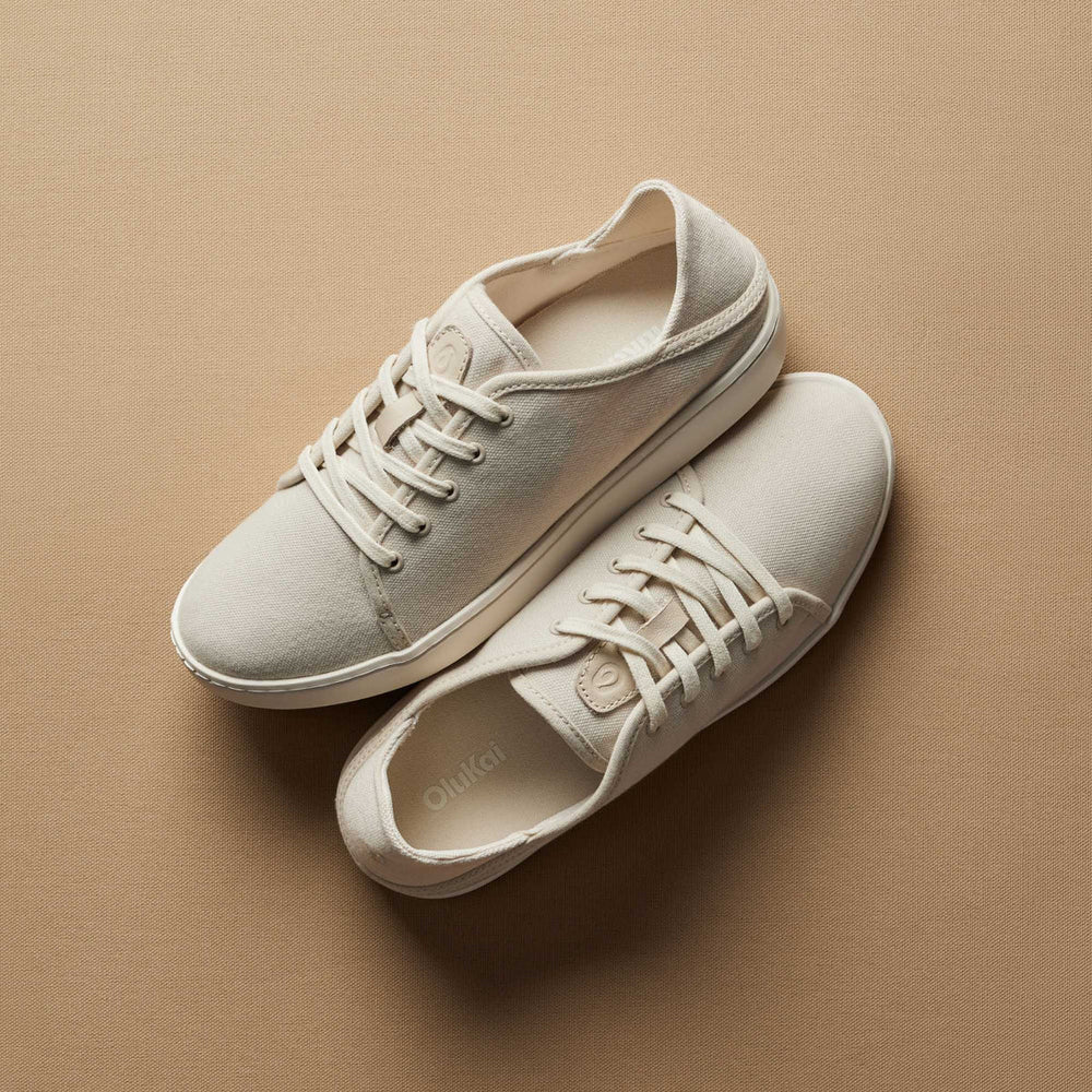 OluKai Pehuea Lī Canvas Women's Sneakers - Tapa | OluKai Women