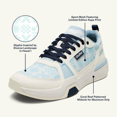 Olukai ‘Anau Pickleball Shoes - Bright Sky / Pa‘i | Women Court