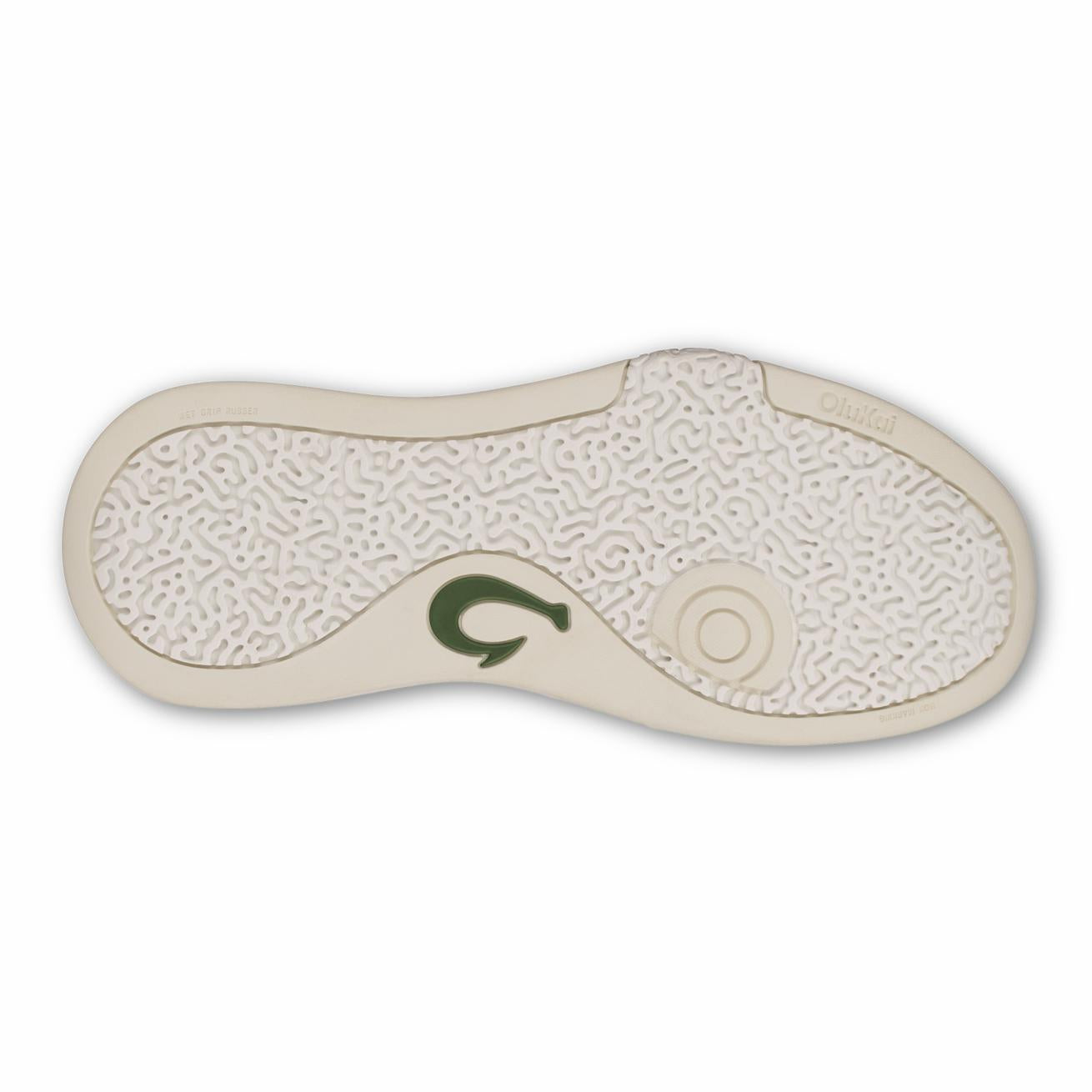 Olukai ‘Anau Pickleball Shoes - Bright White / Leaf | Men Court