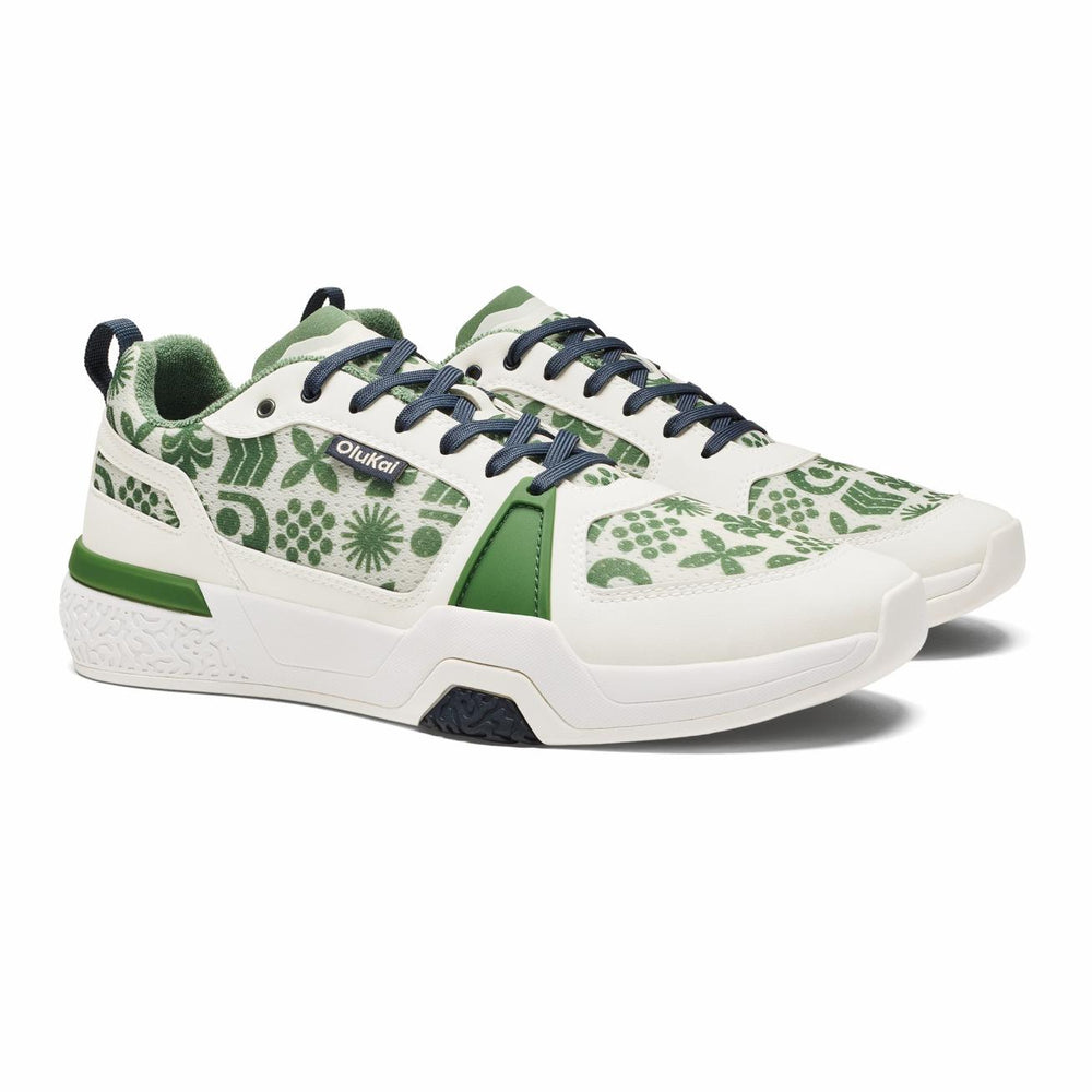 Olukai ‘Anau Pickleball Shoes - Kapa / Leaf | Men Court
