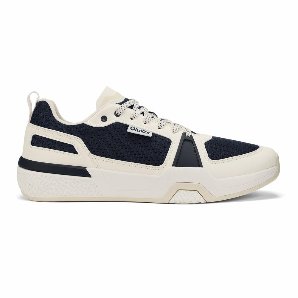 Olukai ‘Anau Pickleball Shoes - Mood Indigo / Bright White | Men Court