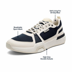 Olukai ‘Anau Pickleball Shoes - Mood Indigo / Bright White | Men Court