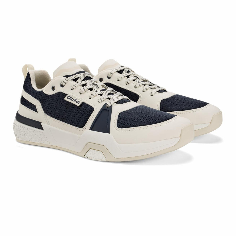 Olukai ‘Anau Pickleball Shoes - Mood Indigo / Bright White | Men Court