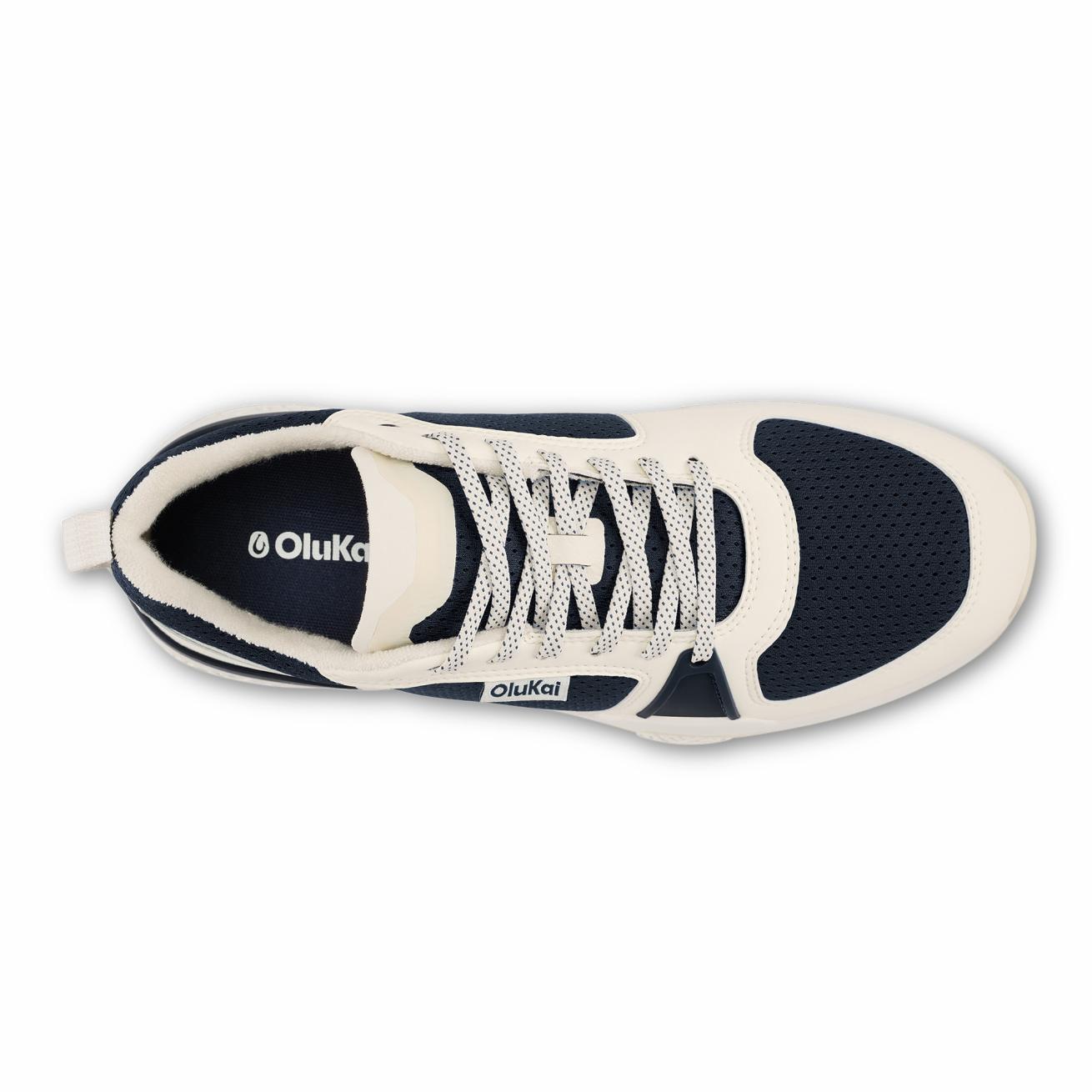 Olukai ‘Anau Pickleball Shoes - Mood Indigo / Bright White | Men Court